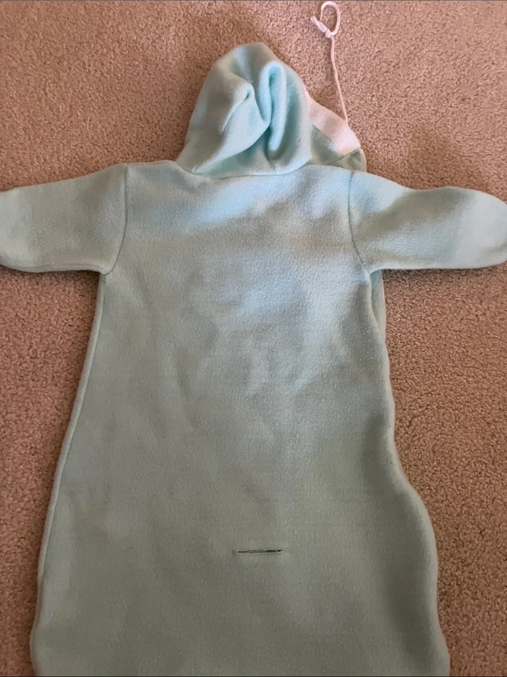 Vintage Carters Baby Fleece Bunting -EC
